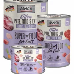 Macs Cat Dose Kitten Pute, Rind und Ente