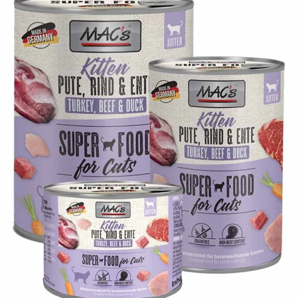 Macs Cat Dose Kitten Pute, Rind und Ente