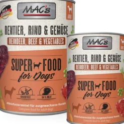 Macs Dog Rentier, Rind und Gemüse