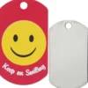 Military Groß Rot Smiley Vertikal