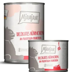 MjAMjAM delikates Hühnchen an fruchtigen Erdbeeren