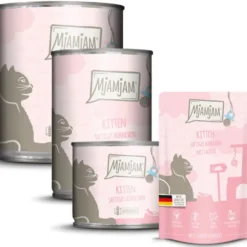 MjAMjAM Kitten saftiges Hühnchen mit Lachsöl