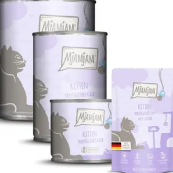 MjAMjAM Kitten vorzügliches Kalb mit Lachsöl