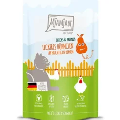 MjAMjAM Quetschie Chicks + Friends Hühnchen an Birne 125g