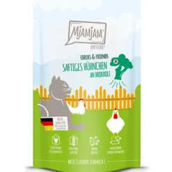 MjAMjAM Quetschie Chicks + Friends Hühnchen an Brokkoli 125g