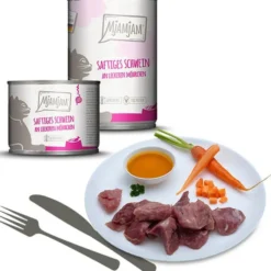 MjAMjAM saftiges Schwein an leckeren Möhrchen
