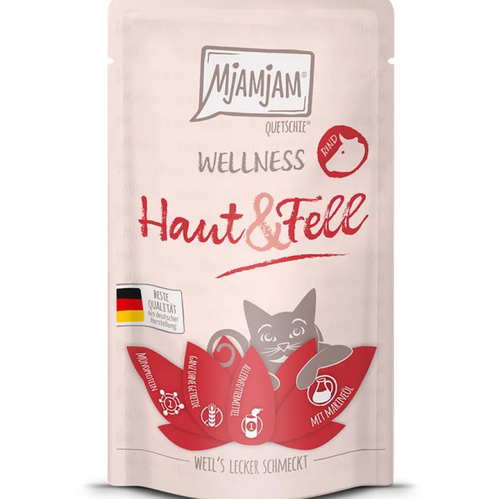 MjAMjAM Wellness Haut + Fell Rind 125g