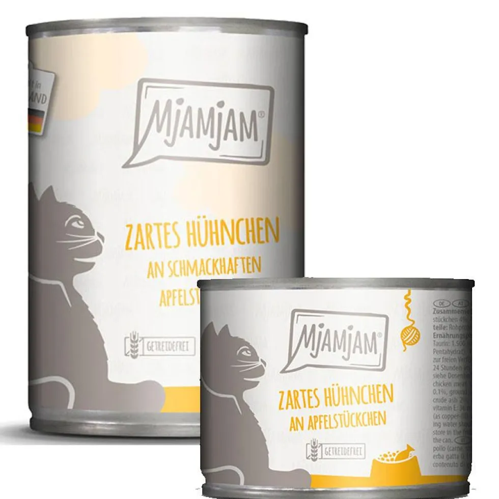 MjAMjAM zartes Hühnchen an schmackhaften Apfelstückchen