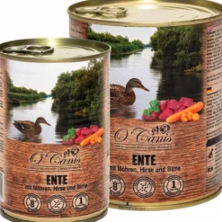 Ocanis Entenfleisch mit Möhren, Hirse und Birne
