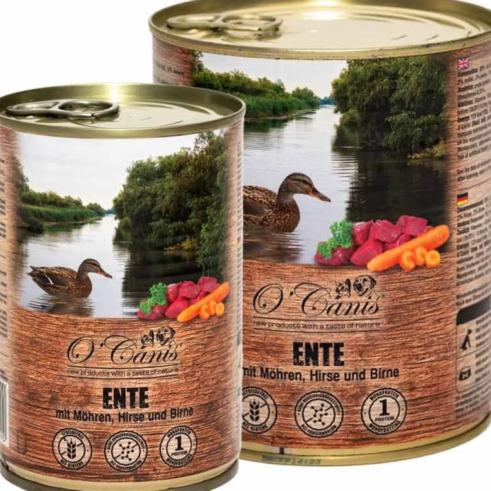 Ocanis Entenfleisch mit Möhren, Hirse und Birne