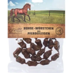 Ocanis Premium Hunde-Würstchen aus Pferdefleisch 100g