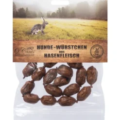 Ocanis Premium Hunde-Würstchen aus Hasenfleisch 100g