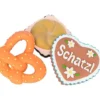 Oktoberfest Leberkassemmel, Brezn, Schatz, Latex, 12-16cm