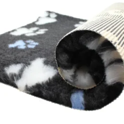 Original Vetbed® Isobed SL dunkelgrau+blaue Pfoten