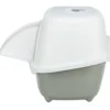 Outdoor Katzentoilette Davio Top, 56x39x39cm, salbei/weiß