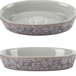 Petlando Katzennapf Leaf, 275 ml, taupe