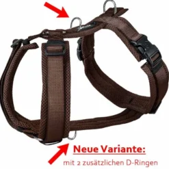 Petlando Mesh Y-Comfort Geschirr, mokka