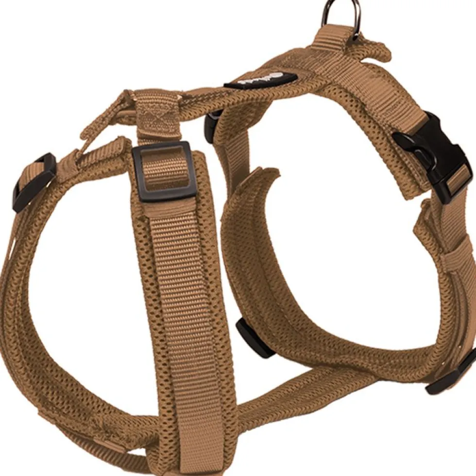 Petlando Mesh Y-Comfort Geschirr, cognac
