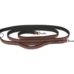 Petlando Outdoor Führleine mit Sicherheitsgriff, mokka