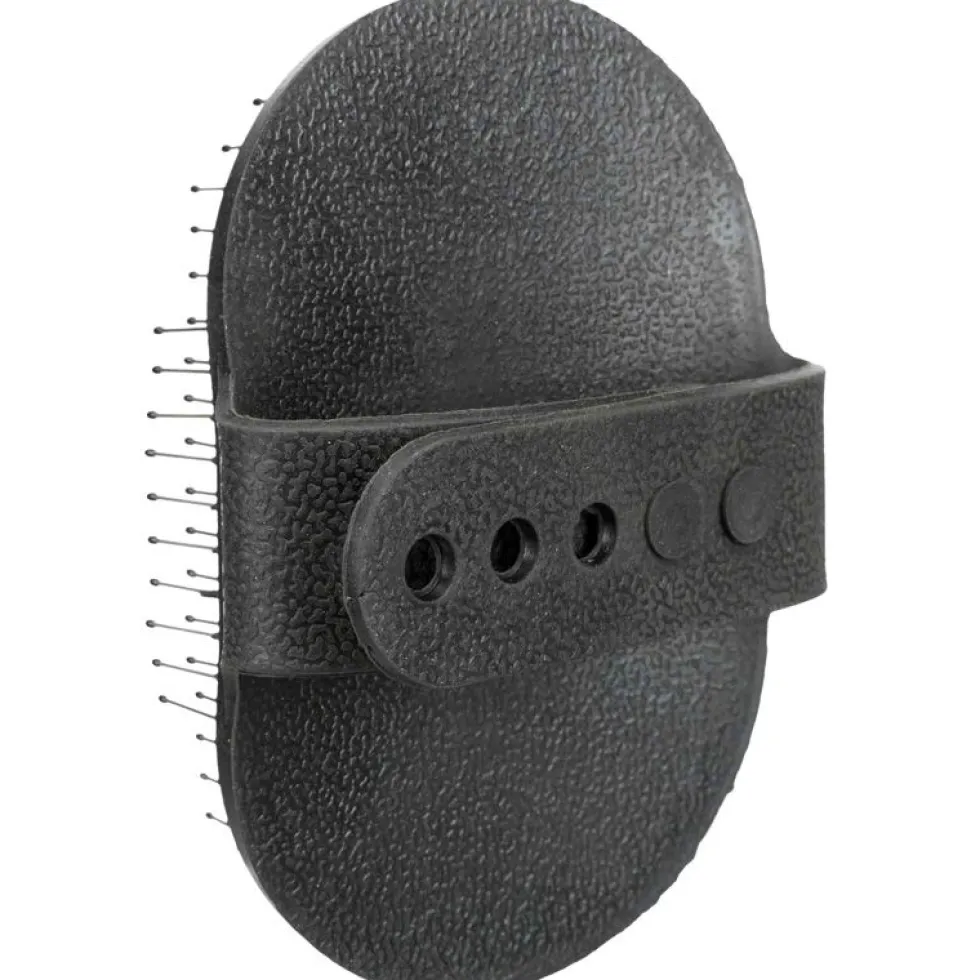 Pflegestriegel, oval, 8×13 cm