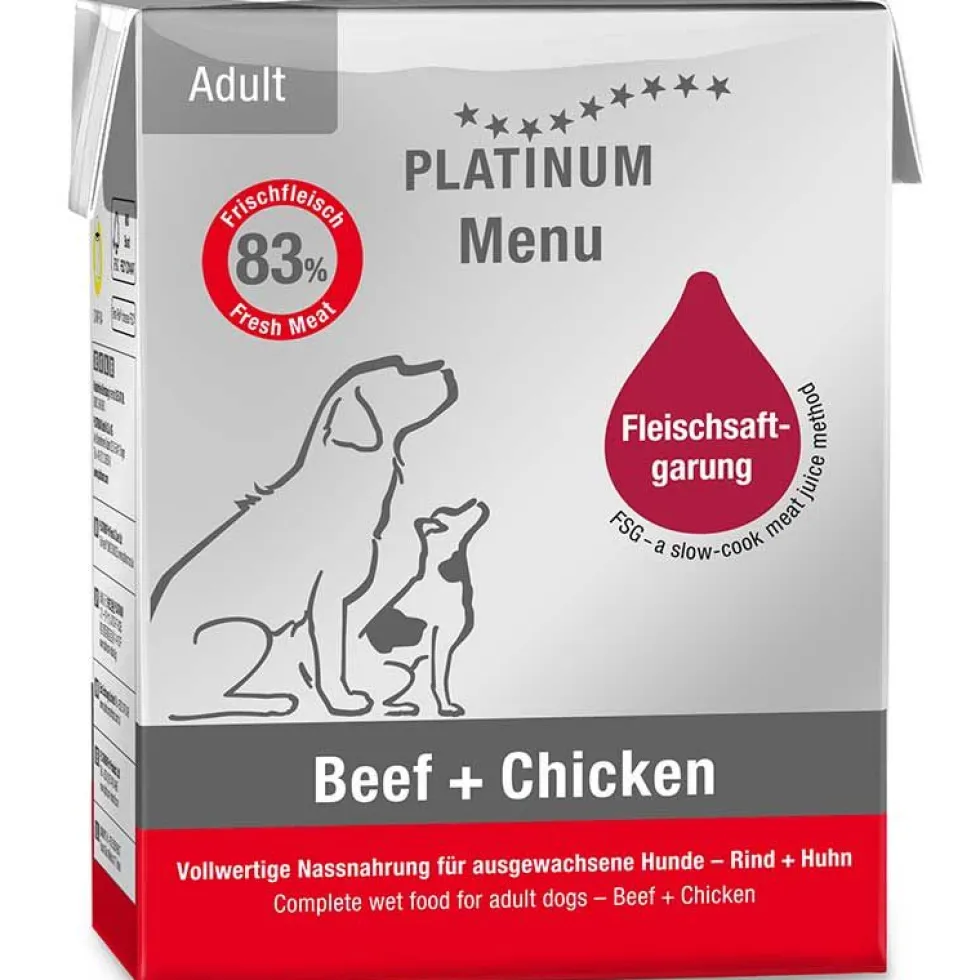Platinum Menu Beef+Chicken 375g