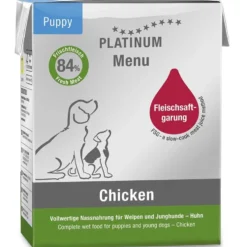 Platinum Menu Puppy Chicken 375g