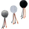 Plüschbälle mit Bändern 4 cm