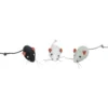 Plüschmaus mit Schelle 5 cm