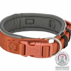 Premium Halsband, extra breit, rost/grafit