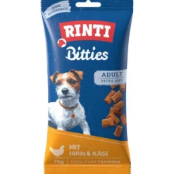 Rinti Snack Bitties Adult Huhn + Käse 75g