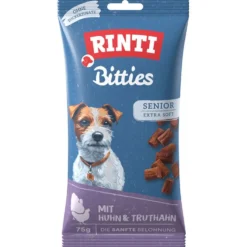Rinti Snack Bitties Senior Huhn + Truthahn 75g