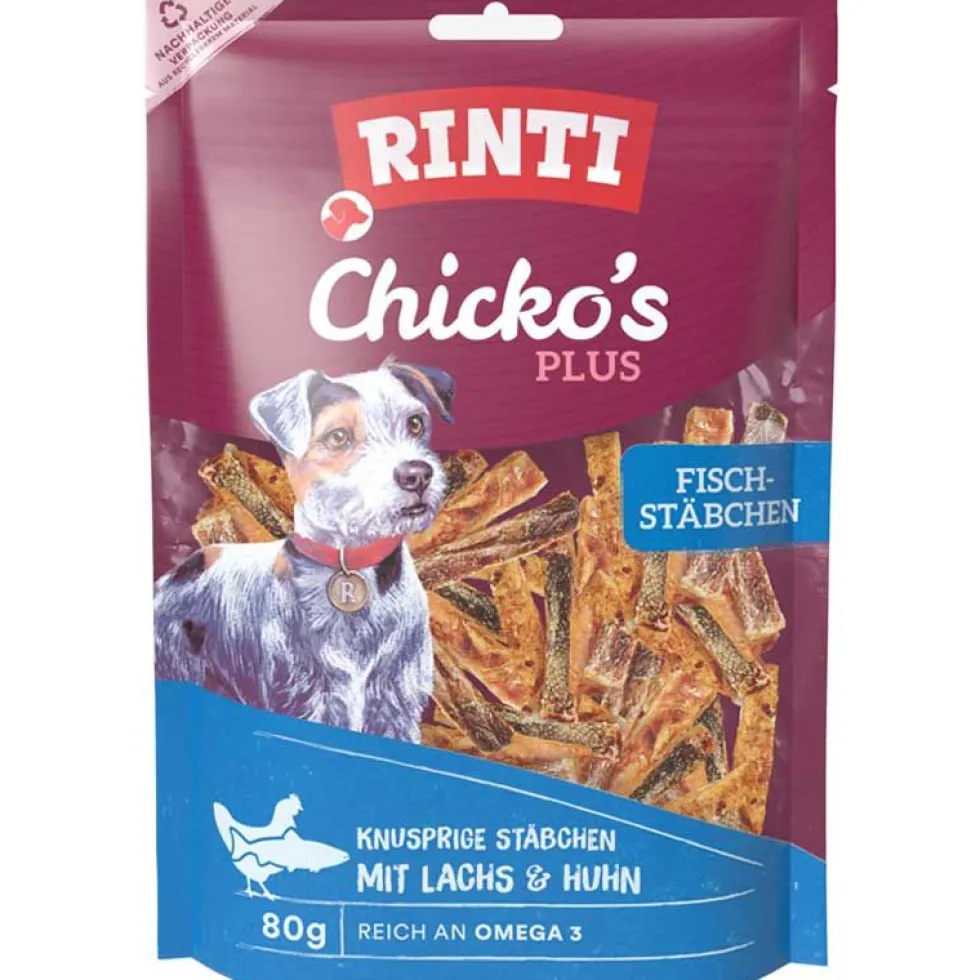 Rinti Snack Chickos PLUS Fischstäbchen 80g