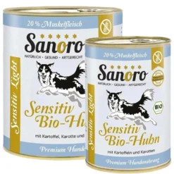 Sanoro Sensitiv Light Bio-Huhn mit Kartoffeln und Karotten