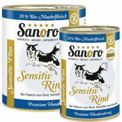 Sanoro Sensitiv Plus Bio-Rind mit Bio-Kartoffel+Bio-Karotte