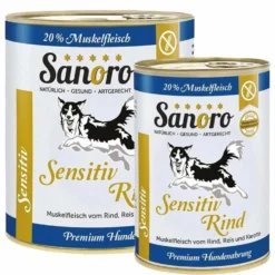 Sanoro Sensitiv Rind mit Bio-Reis und Bio-Karotte