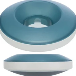Slow Feeding Napf Rocking Bowl, 0.5 l / 23 cm, grau-blau