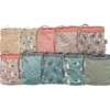 Snack-Tasche, Velours, mit Clipstrip, 9x14 cm