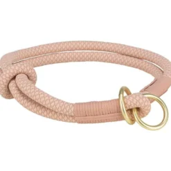 Soft Rope Zug-Stopp-Halsband, rosa-hellrosa