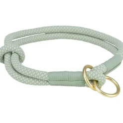 Soft Rope Zug-Stopp-Halsband, salbei-mint