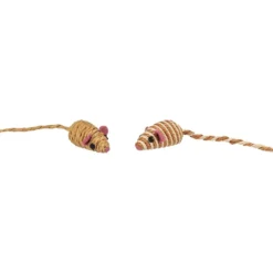 Spielmaus mit Garn umwickelt, 5cm