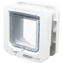 SureFlap 4-Wege Freilauftür m. Mikrochiperkennung 21x21 weiß