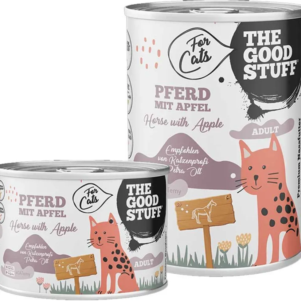 The Goodstuff Katze Pferd + Apfel