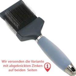 TiBuNa Zupfbürste 2.0, flexibler Bürstenkopf hart, 7x21,5cm