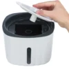Trinkbrunnen Flower, 2l, weiß/grau