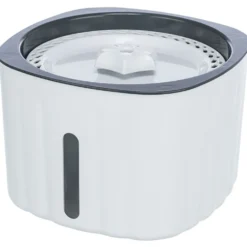 Trinkbrunnen Flower, 2l, weiß/grau