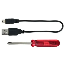 USB Flash Leuchtring, orange
