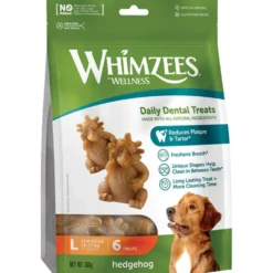 Whimzees Dog Snack Hedgehog/Igel L, 6 Stück