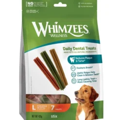 Whimzees Dog Snack Stix L, 7 Stück