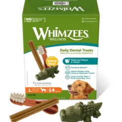 Whimzees Dog Variety Value Box L mit 14 Snacks (840g)