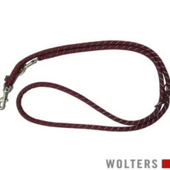 Wolters Führleine Everest, reflektierend, rot/schwarz